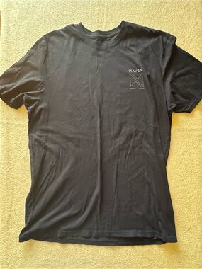 Men’s Black Logo Short Sleeve Crew T‑Shirt
